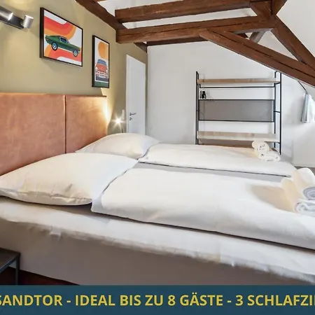 شقة Neu - Sandapart32 - Fewo3 - Sandtor - Bis Zu 8 Pers. - 3 Schlafzi - 2 Duschbader *